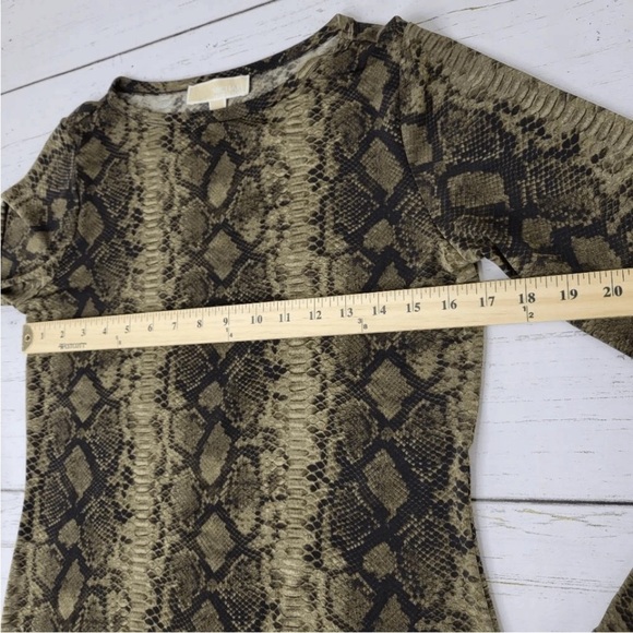 MICHAEL Michael Kors
Dress Small Green Snake Phython Jersey Knit Long
Sleeve - Picture 7 of 10